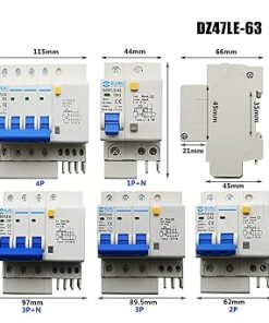 DZ47LE-63/125 Household Air Switch RCBO Leakage Protector 2P 6A 2