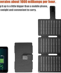 12W Portable Mini Solar Panel Lightweight Foldable Waterproof Travel 2