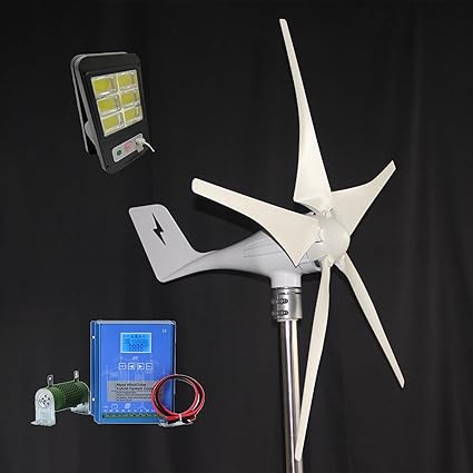 24V 100W Wind Turbines with 5-Blade Design for Off-Grid Power 24V 100W Wind Turbines with 5-Blade Design for Off-Grid Power