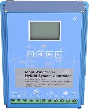 Hybrid Wind Solar Controller MPPT LCD 800W Generator for 24V 48V 2 Hybrid Wind Solar Controller MPPT LCD 800W Generator for 24V 48V - Image 2