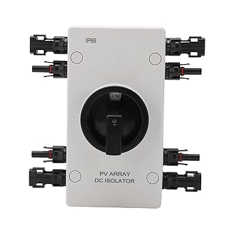 Solar Disconnect Switch PV Isolator IP66 32A Easy Install for Solar Solar Disconnect Switch PV Isolator IP66 32A Easy Install for Solar