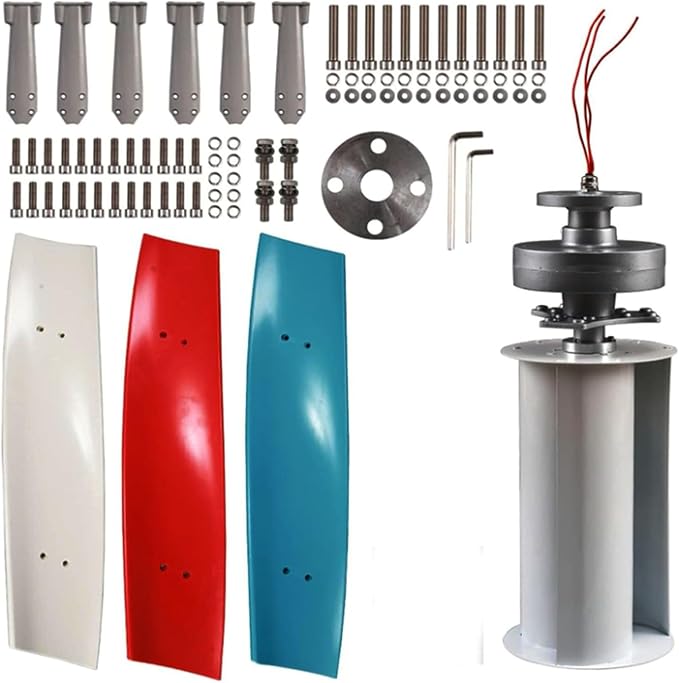 48V 10000W Vertical Wind Turbine Low Noise for Home Street Lighting 2 48V 10000W Vertical Wind Turbine Low Noise for Home Street Lighting - Image 2