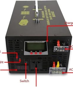 2.5KW Hybrid Inverter Pure Sine Wave Off Grid 12V 24V 36V AC 2