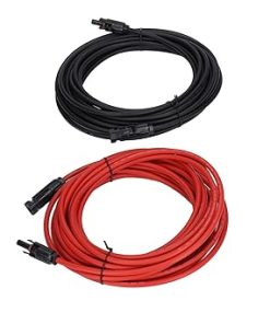 Solar Panel Extension Cable 10AWG 6mm2 Male Female Connectors 3.3ft