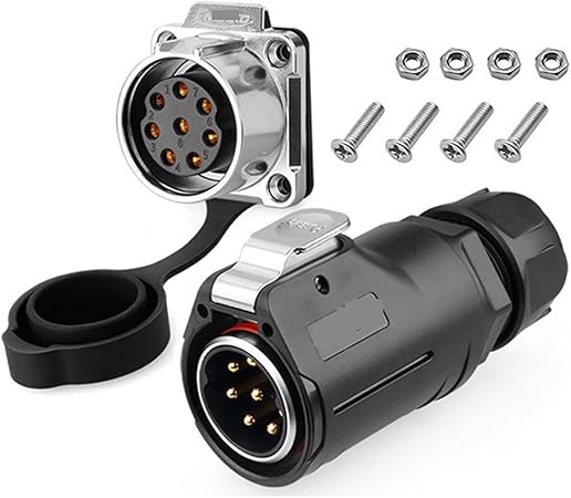 8Pin Aviation M28 IP67 Waterproof Power Connector for Car Solar Use 8Pin Aviation M28 IP67 Waterproof Power Connector for Car Solar Use