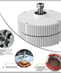 1000W Gearless Wind Turbine Generator for Home Farm RVs Boats 2