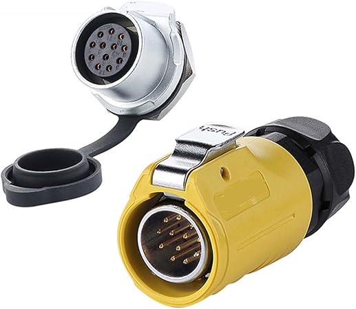 Waterproof 12 Pin 20mm Cable Connector for Car Solar Monitoring System 2 Waterproof 12 Pin 20mm Cable Connector for Car Solar Monitoring System - Image 2