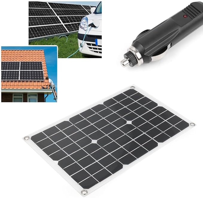 20W 18V Solar Panel Charger for Motorhome Car and Boat Roofs 2 20W 18V Solar Panel Charger for Motorhome Car and Boat Roofs - Image 2