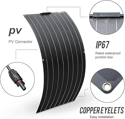 150W 18V Monocrystalline Solar Panel Kit for Home Use 2 150W 18V Monocrystalline Solar Panel Kit for Home Use - Image 2