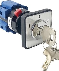 Three Gear Two Section Lockable Key Transfer Cam Switch 32A