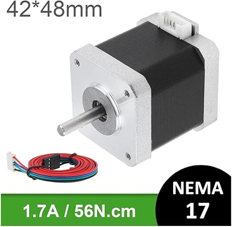 Nema 17 Stepper Motor 42mm 56N.cm for 3D Printer Electronic Starter 2 Nema 17 Stepper Motor 42mm 56N.cm for 3D Printer Electronic Starter - Image 2