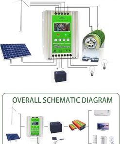 900W Off Grid MPPT Hybrid Charge Controller for Wind and Solar 2