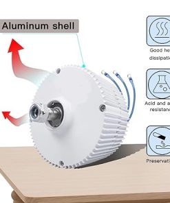 Gearless 10000W 220V 12V Permanent Magnet Generator for Water Energy 2