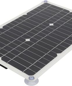100W Solar Panel Kit USB Charger for Cars Boats RVs Portable 42x28cm 2