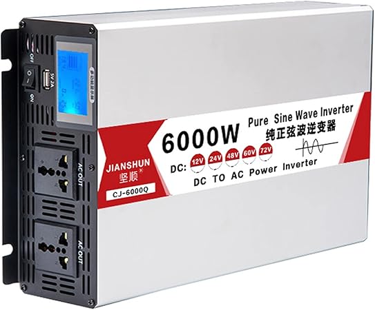 Pure Sine Wave Inverter 4000W to 8000W DC 12V 24V 48V 60V to AC 110V 220V Pure Sine Wave Inverter 4000W to 8000W DC 12V 24V 48V 60V to AC 110V 220V