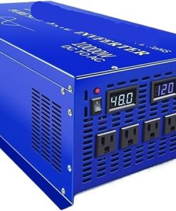 Pure Sine Wave 10kW Solar Inverter 12V 220V Peak Voltage Options