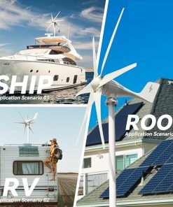 3000W Wind Turbine Generator 12V 24V 48V with MPPT Controller 2