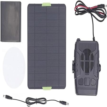 20W DC Solar Panel Heater with Battery Compartment for Portable Use 20W DC Solar Panel Heater with Battery Compartment for Portable Use