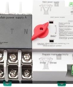 100A 4P ATS Dual Power Automatic Transfer Switch for 220V and 110V