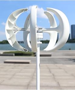 1000W Wind Turbine Generator Vertical Axis 12V 24V Home Farm Light