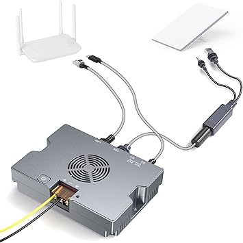 Quiddity 52V 6A Power Supply for Starlink Mini Dual USB Smart Fan Quiddity 52V 6A Power Supply for Starlink Mini Dual USB Smart Fan