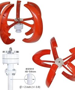 200W Vertical Axis Wind Turbine Generator 12V Quiet Off-Grid Use 2