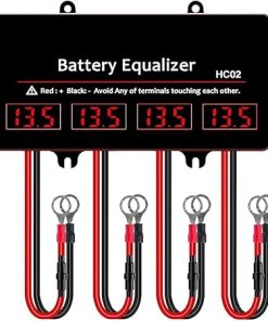 HC02 LED Display Battery Equalizer for 4 12V Lead Acid Li-ion Batteries 2