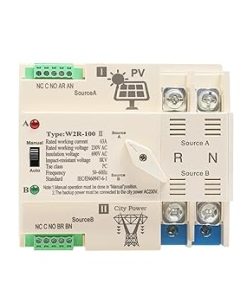 Automatic Transfer Switch 2P 63A 100A AC220V 110V for Power Systems