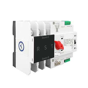 3 Phase Automatic Transfer Switch 63A 100A 125A Din Rail Selector 2 3 Phase Automatic Transfer Switch 63A 100A 125A Din Rail Selector - Image 2