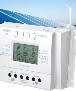 80A MPPT Solar Charge Controller with LCD for 12V 24V Systems 2