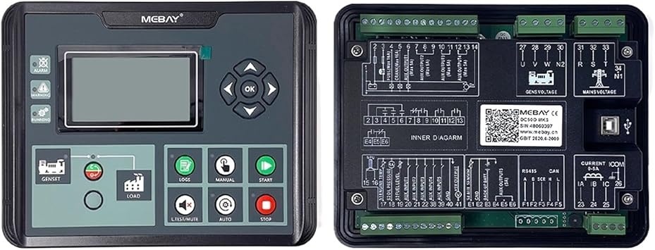DC52D MK3 DC50D MK3 Diesel Generator Set Control Panel DC52D MK3 DC50D MK3 Diesel Generator Set Control Panel