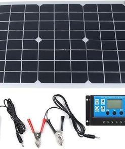 60W Monocrystalline Solar Panel Kit for RV Boat Cabin Van Charging