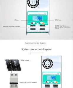 Solar Controller 60A 12V to 48V for Photovoltaic Storage Systems 2