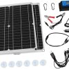 Portable 30 Watt Solar Panel Foldable Charger for Camping and Hiking 4
