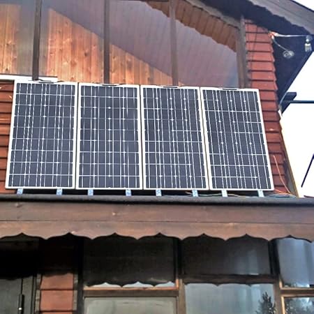 200W Monocrystalline Solar Panel Kit with Charge Controller for Home RV 2 200W Monocrystalline Solar Panel Kit with Charge Controller for Home RV - Image 2