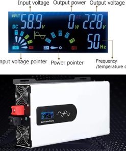 High Power 6600W Pure Sine Wave Solar Inverter 12V to 96V 220V 60Hz 2