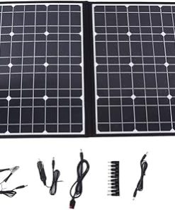 150W Portable Solar Panel with DC Port and Dual USB Outputs for Devices
