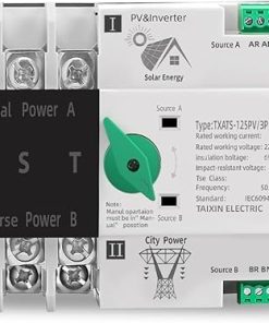 Three-Phase Rail ATS Inverter Dual Power Supply Automatic Switch