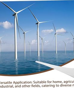VICASKY 3pcs Iron Wind Generator Blades Replacement for Turbines 2