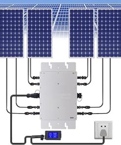 1200W Solar Grid Tie Micro Inverter with LCD Display for Solar Panels 2