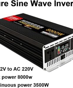 Pure Sine Wave Inverter 3000W 6000W 8000W DC 12V 24V 48V to AC 220V 2