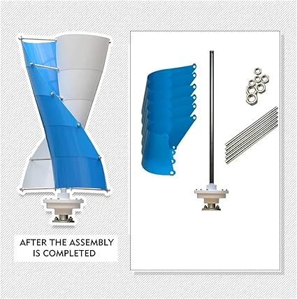 5KW Vertical Axis Wind Turbine Generator Kit for Home and RV Use 2 5KW Vertical Axis Wind Turbine Generator Kit for Home and RV Use - Image 2