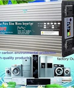 Pure Sine Wave Inverter 12V to 48V 8000W Voltage Transformer 220V 2