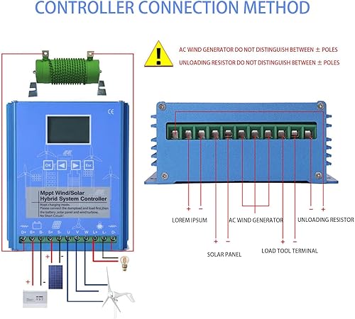 2000W Off Grid Hybrid Wind Solar MPPT Controller for Home Use 2 2000W Off Grid Hybrid Wind Solar MPPT Controller for Home Use - Image 2