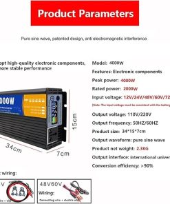 Pure Sine Wave Inverter 3000W 4000W 5000W for Off-Grid Use 2