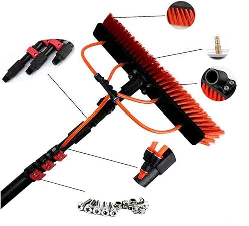 JATIBOSH Water Fed Pole Kit for Window and Solar Cleaning Equipment 2 JATIBOSH Water Fed Pole Kit for Window and Solar Cleaning Equipment - Image 2