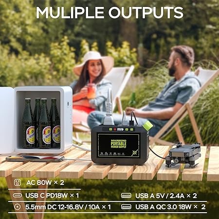 Buy MARBERO M82 and PL100 Power Stations with Camping Lights Set 2 Buy MARBERO M82 and PL100 Power Stations with Camping Lights Set - Image 2