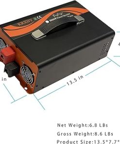 2000W Pure Sine Wave Inverter for RV Truck Boat Off Grid Solar Use 2