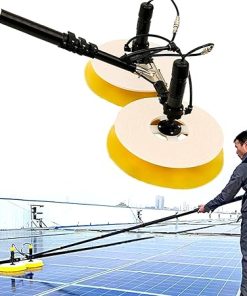 Efficient Dual Head Solar Panel Cleaning Equipment for Solar Farms