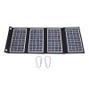 30W 5V Portable Solar Panel Charger with Dual USB for Camping